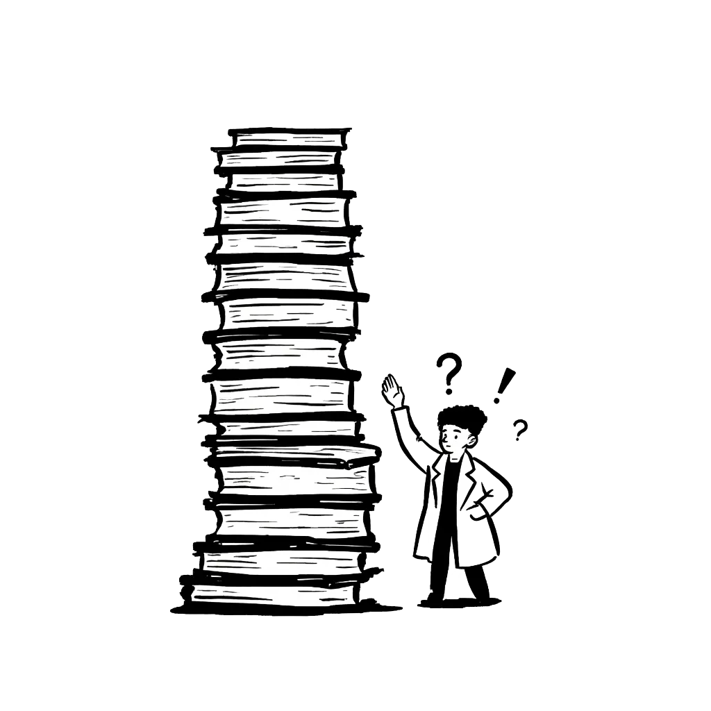 Illustration af informationsoverbelastning